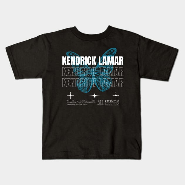 Kendrick Lamar // Butterfly Kids T-Shirt by Saint Maxima